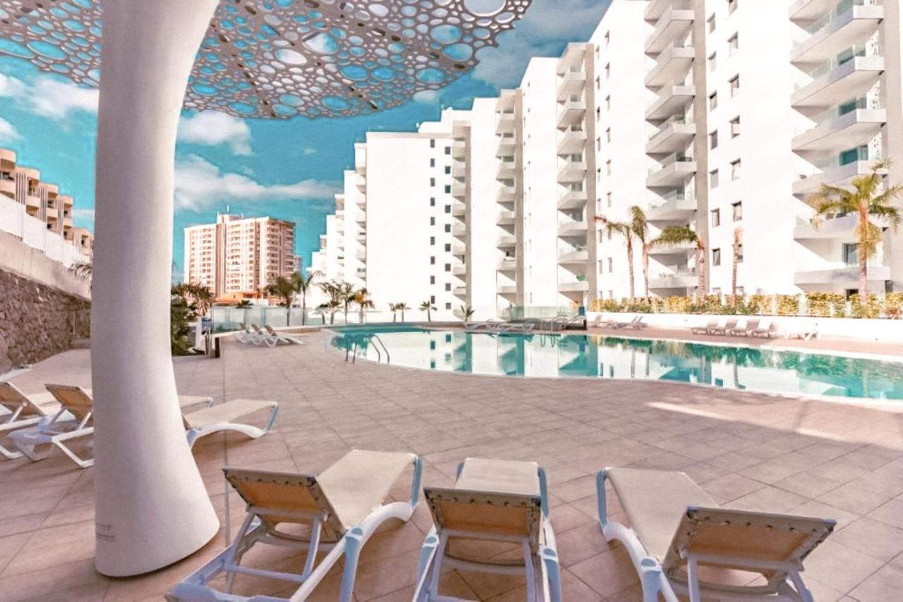 Ocean Garden, Ac, Sun Terrace, Heated Pool, Parking, Pp901 Apartment Costa Adeje  Bagian luar foto